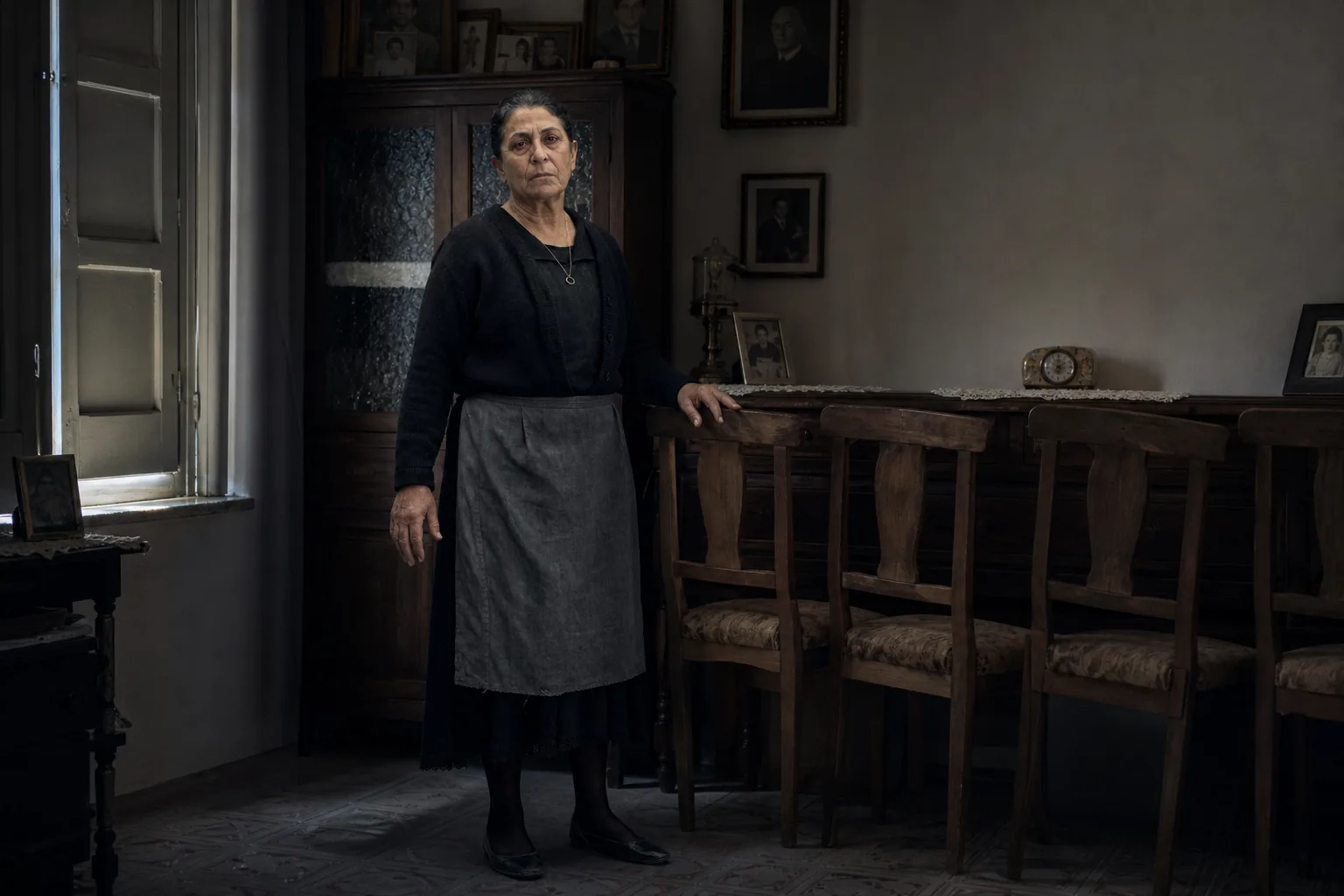 Agata Musumeci nella cucina di casa, a Riposto